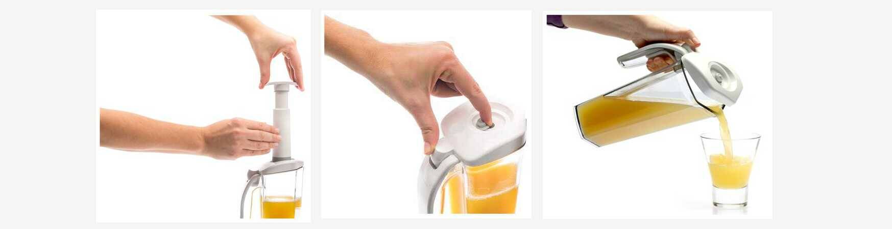 using of vacuum jug