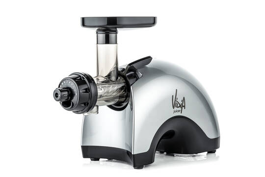 Vidia-juicer-twin-gear-VTG-001-silver-isolated